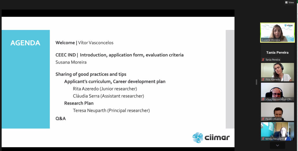 CIIMAR - CEEC session